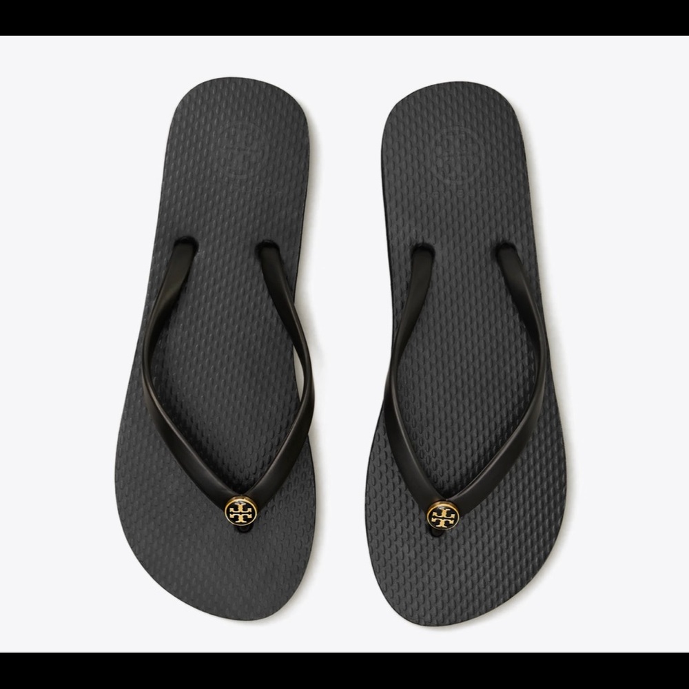 🖤⭐️Tory Burch “thin flip flop” new without box. Size 10⭐️🖤